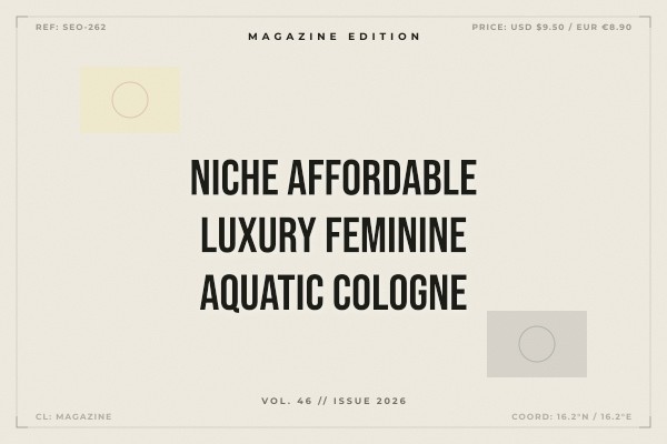 niche affordable luxury feminine aquatic cologne